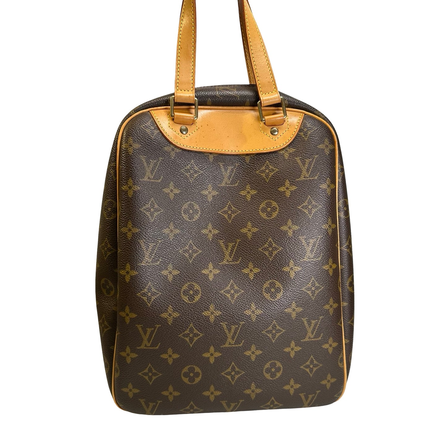 Used LOUIS VUITTON Monogram Canvas Montsouris Handbag Brown GHW