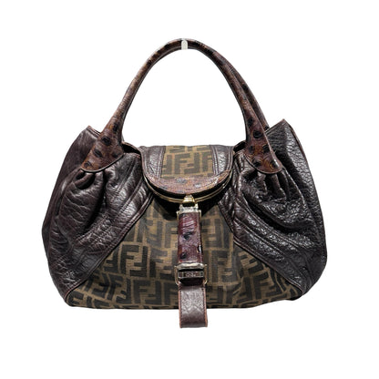 Used FENDI Shoulder Bag Brown