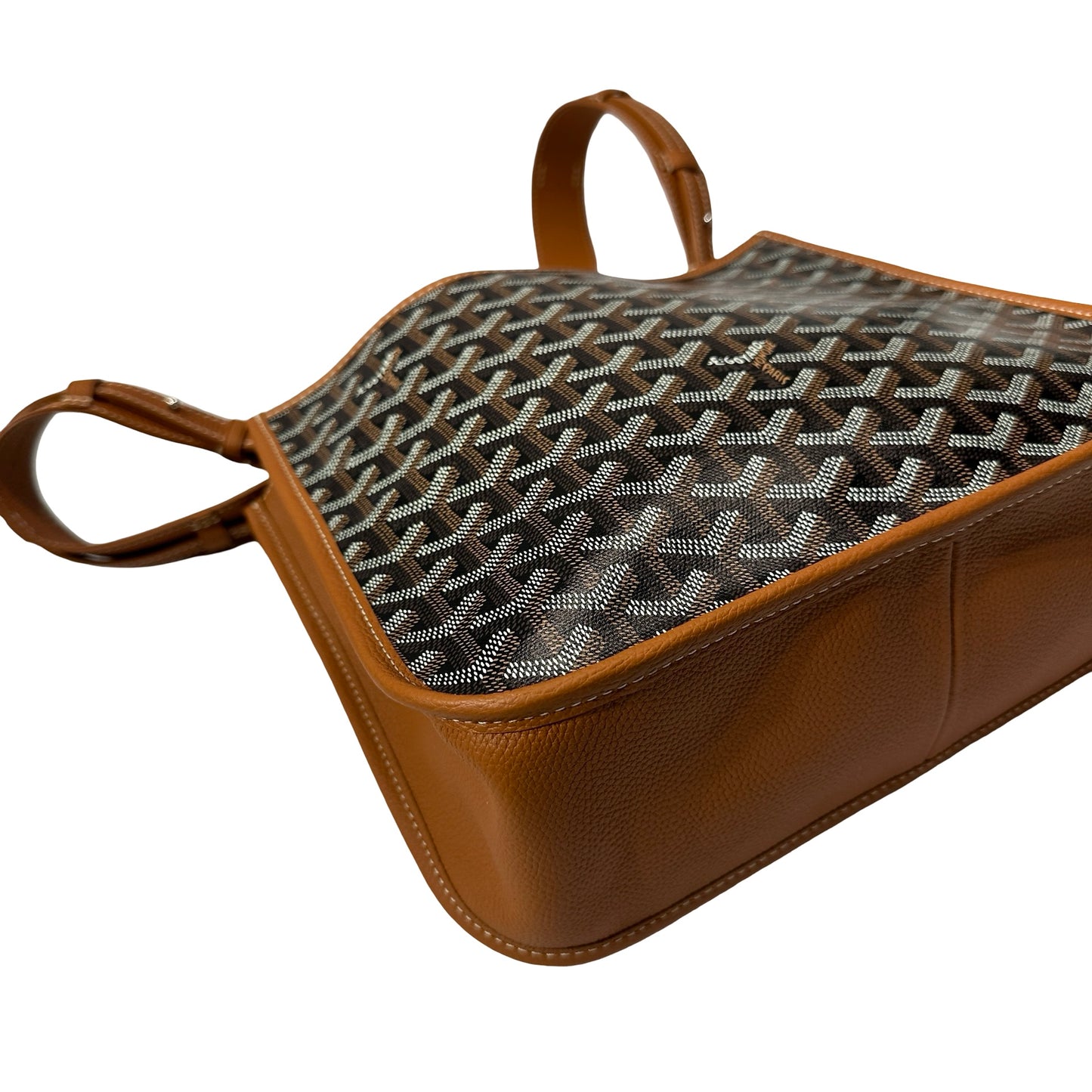 New Goyard Musette Shoulder Bag Black Brown PHW