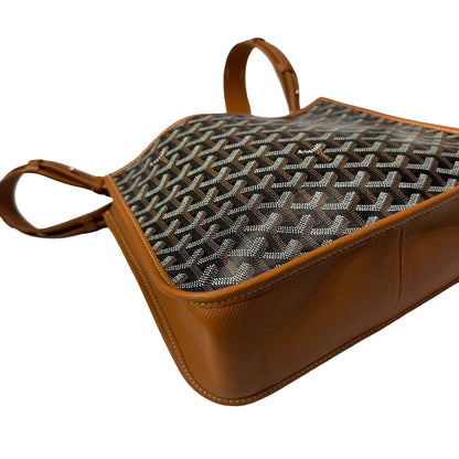 New Goyard Musette Shoulder Bag Black Brown PHW