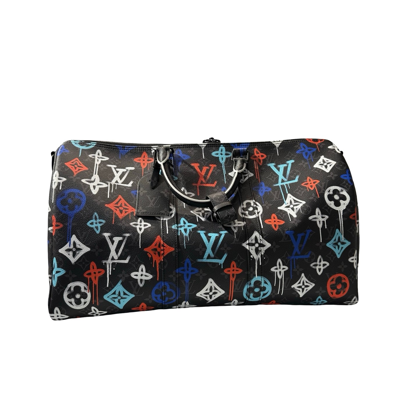 New Louis Vuitton KEEPALL Holdall Multicolour Black