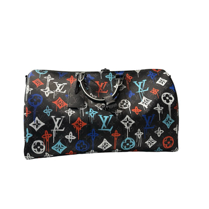 New Louis Vuitton KEEPALL Holdall Multicolour Black