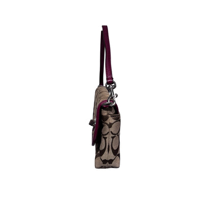 Used COACH Canvas Hobo Shoulder Handbag