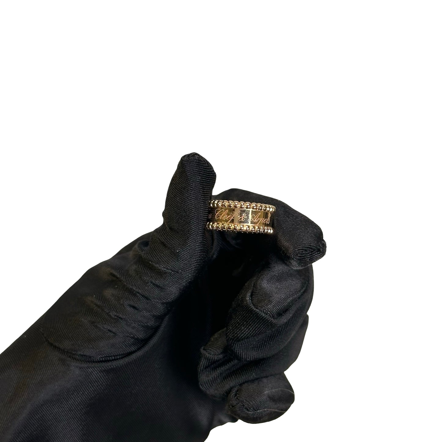 Used VAN CLEEF & ARPELS AU750 Perlee Ring Rose gold