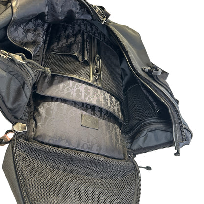 Used DIOR Nylon Rider Backpack Backpack Black