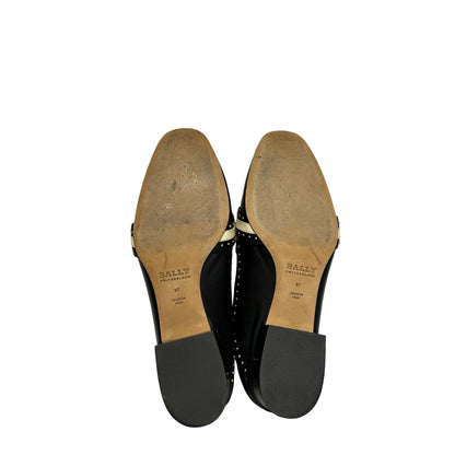 Used BALLY Shoes Black White
