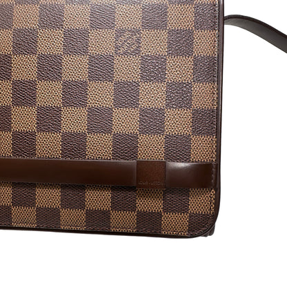 Used LOUIS VUITTON Monogram Damier Shoulder Bag Brown