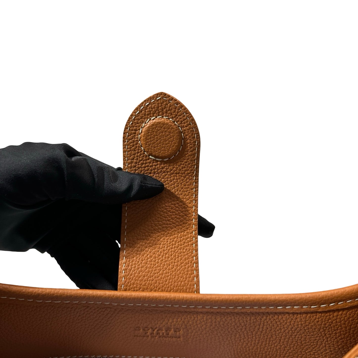 New Goyard Musette Shoulder Bag Black Brown PHW