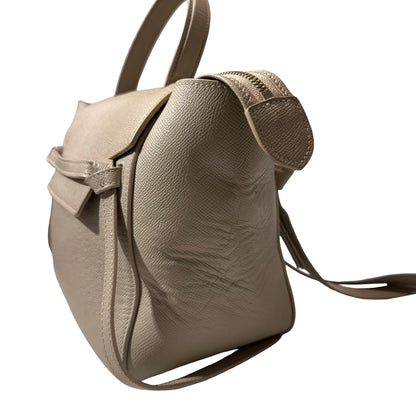 Used Céline Belt Cross Body Bag Beige