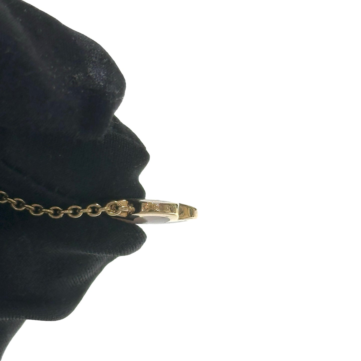 Used VAN CLEEF & ARPELS Rose Gold 18K Gold PURE Alhambra Necklace GHW