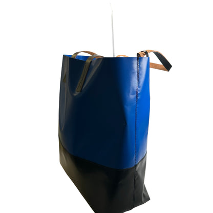 Used MARNI PVC Tote Bag Tote Bag Blue Black