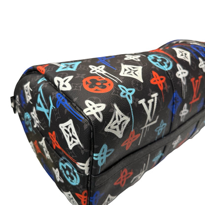 New Louis Vuitton KEEPALL Holdall Multicolour Black