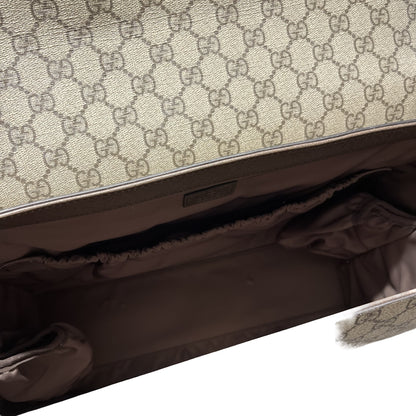 Used GUCCI Canvas Cross Body Bag Brown
