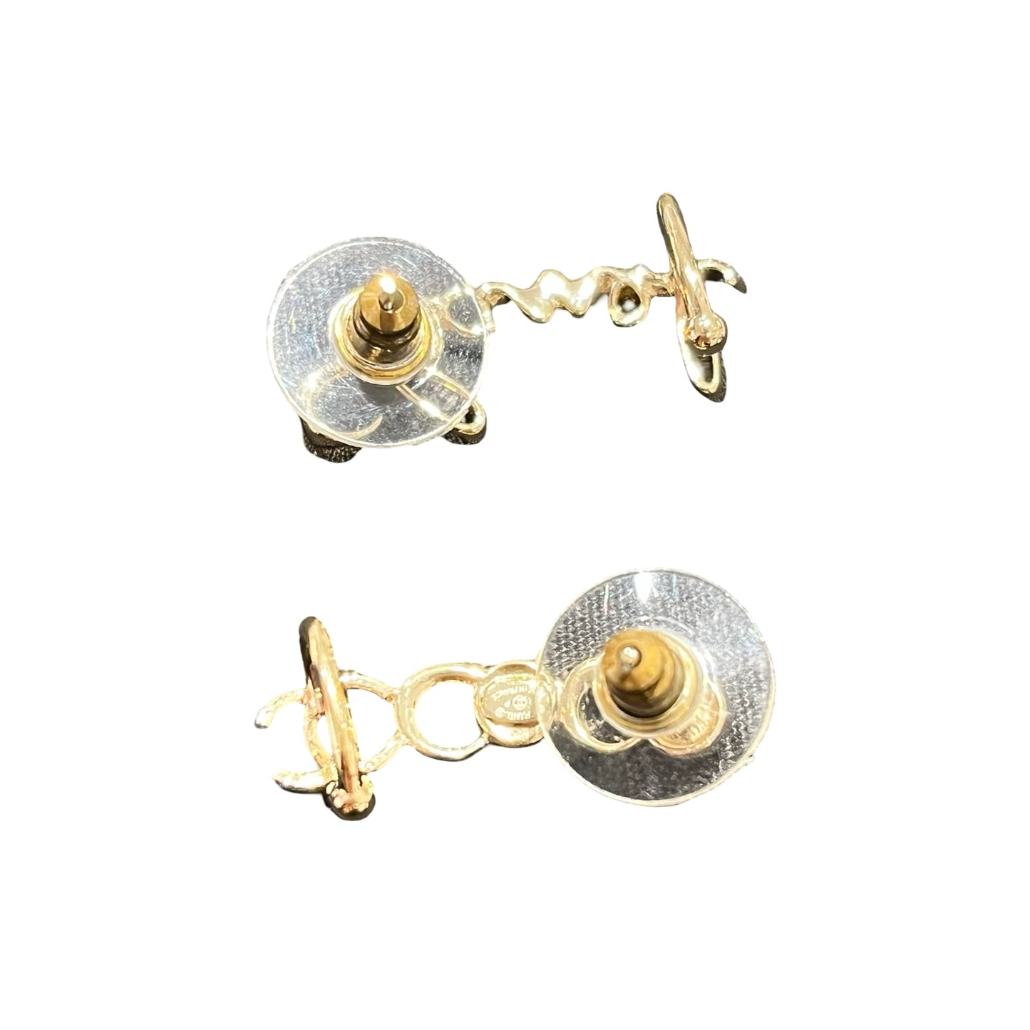 Used CHANEL Earrings GHW