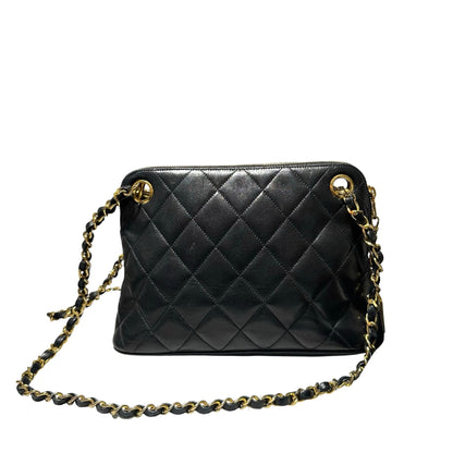 Used CHANEL Cross Body bag Black GHW