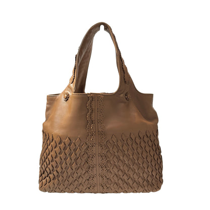 Used Bottega Veneta Tote Bag Brown