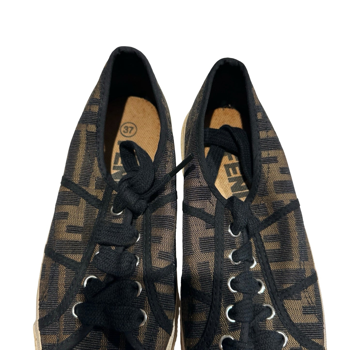 Used FENDI Sneakers Brown