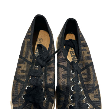 Used FENDI Sneakers Brown