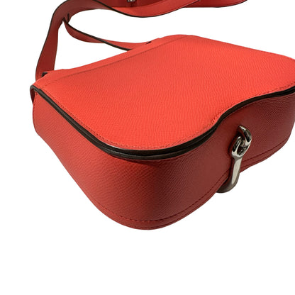 Used HERMÈS Epsom leather MINI DELLA Shoulder Bag 0E Rose Texas