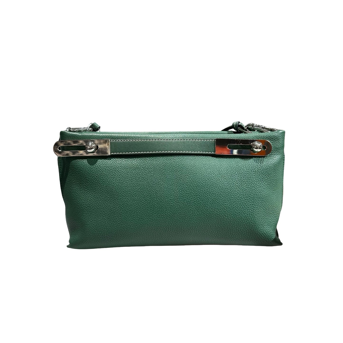 Used LOEWE Cross Body Bag GREEN PHW