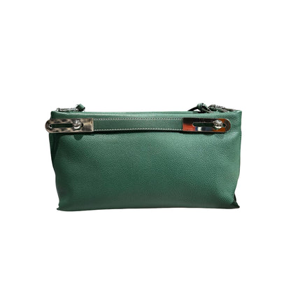 Used LOEWE Cross Body Bag GREEN PHW