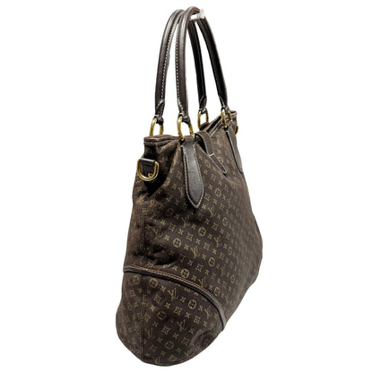 Used Louis Vuitton Canvas Vintage Hand Bag Hobo Bag Brown GHW
