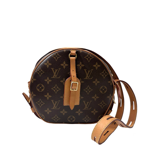 Used Louis Vuitton Monogram Eclipse Coated Canvas Shoulder Bag Brown GHW