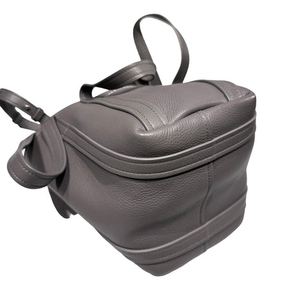 Used BALENCIAGA Calfskin Leather Everyday Shoulder Bag Grey PHW