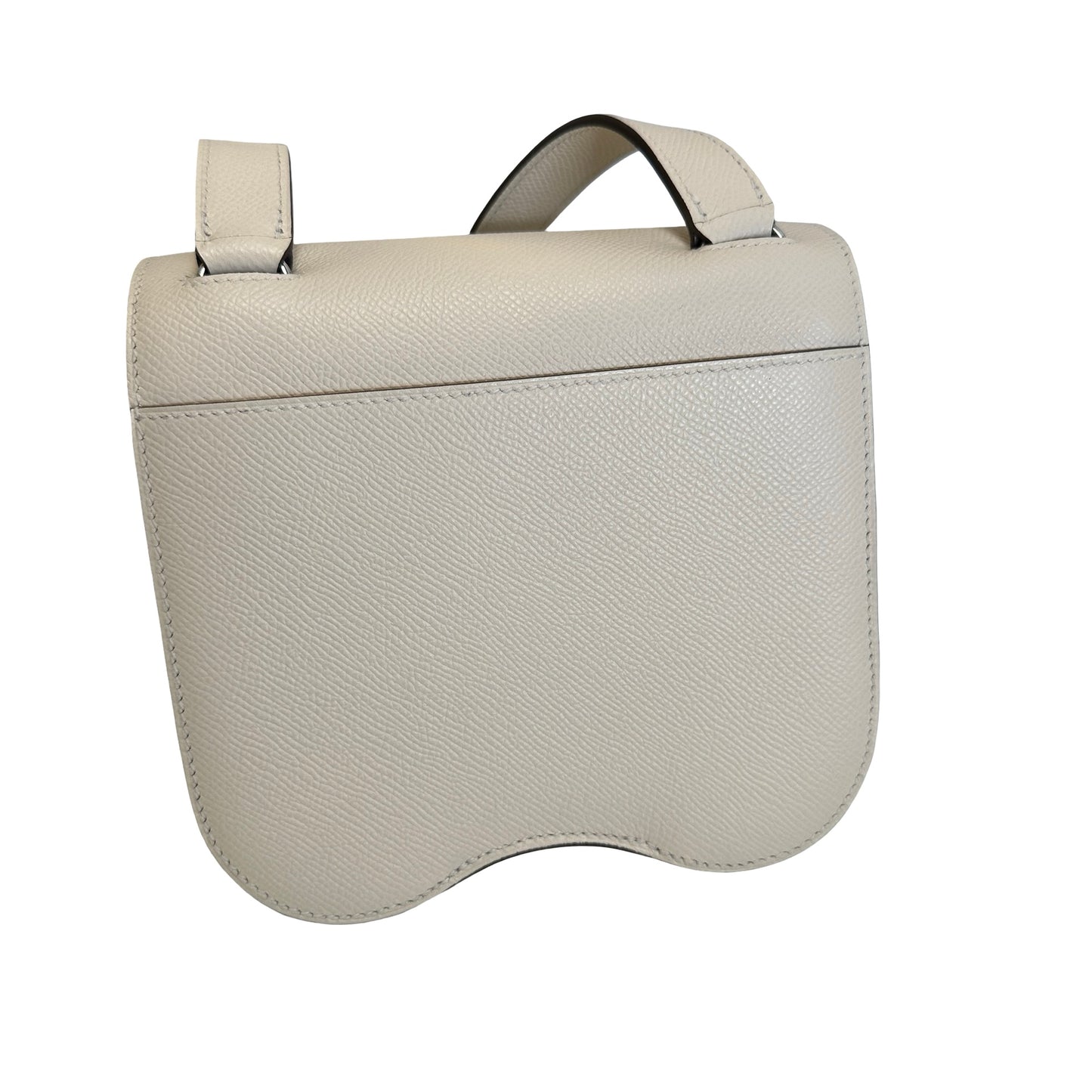Brand New HERMÈS Epsom Calfskin Della Cavalleria Mini Crossbody Bag Nata