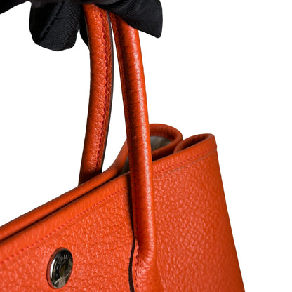 Used HERMES Negonda Garden Party Tote Bag Orange
