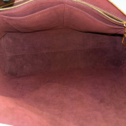 Used LOUIS VUITTON CarryALL PM Shoulder Bag Brown GHW