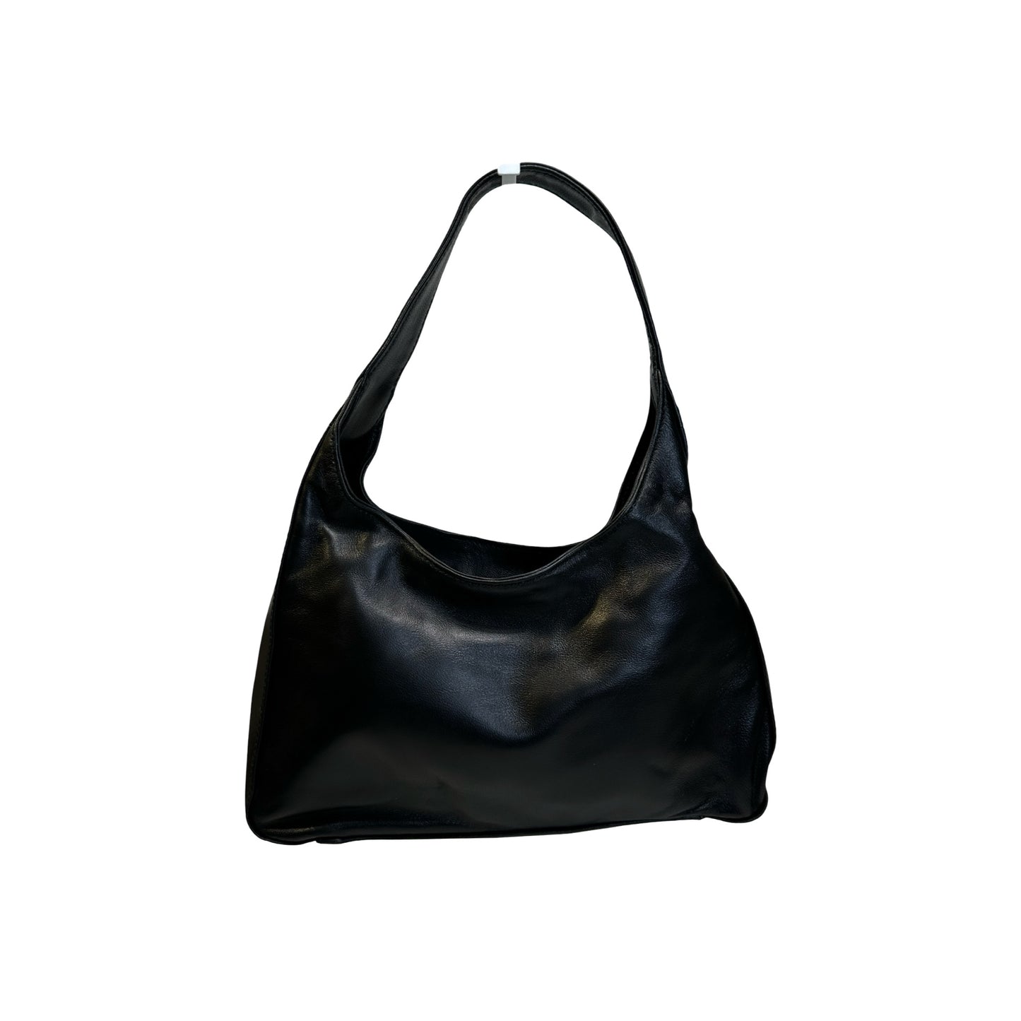 Used PRADA Leather Shoulder Bag Handbag Black