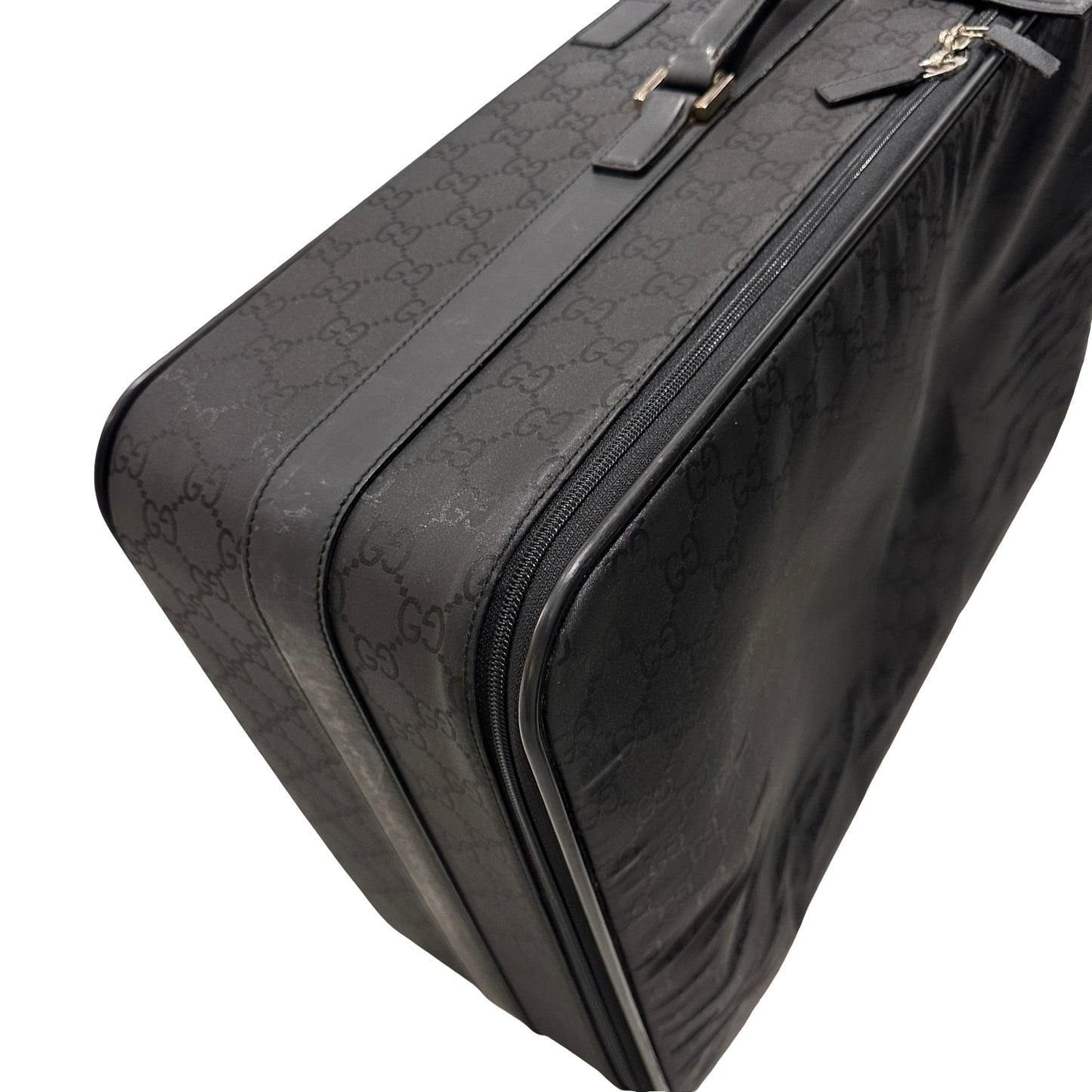 Used GUCCI GG Monogram GG Monogram Luggage Luggage Black