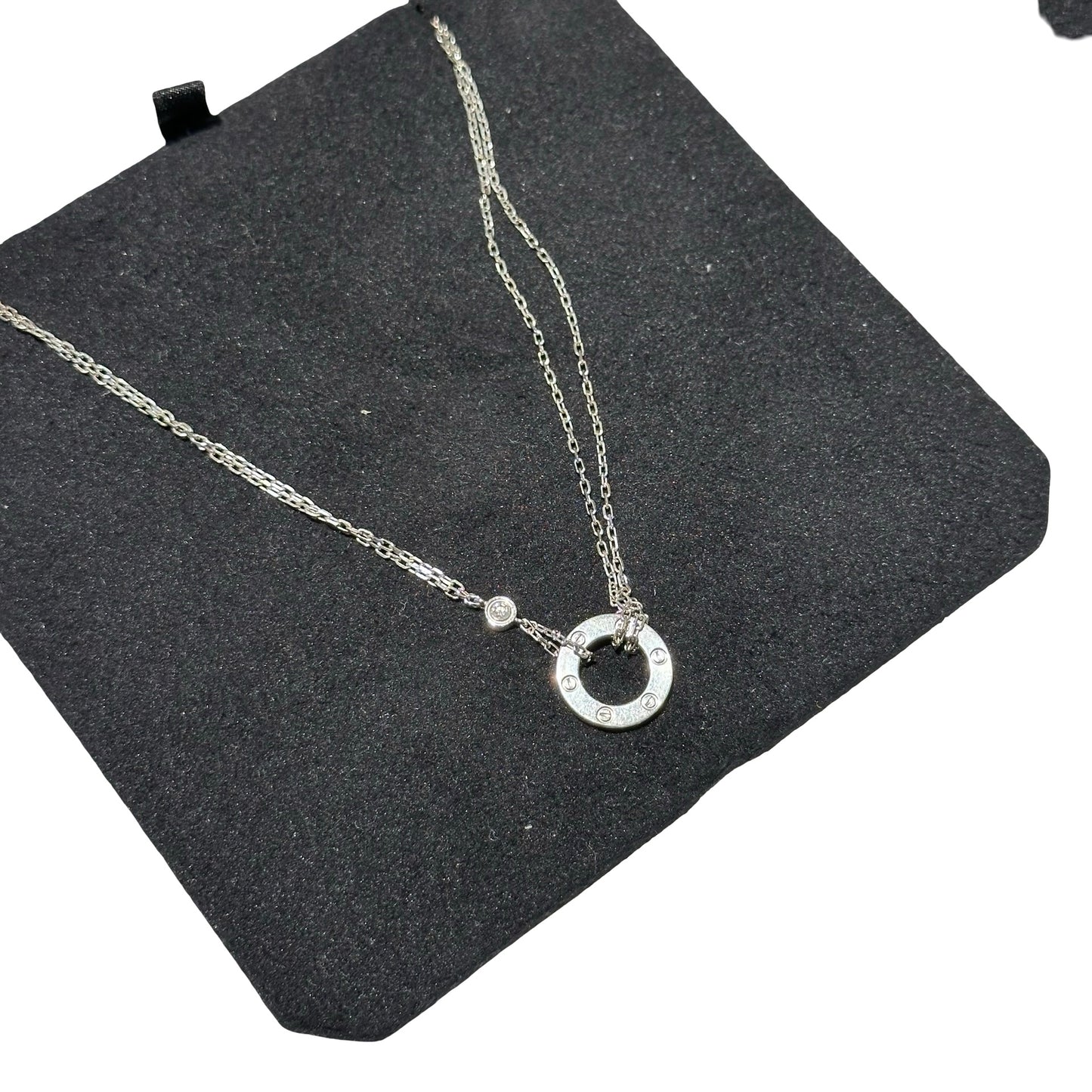 Used CARTIER LOVE Necklace White Gold