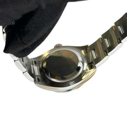 Used ROLEX Stainless Steel Oyster Perpetual Watch Blue Silver