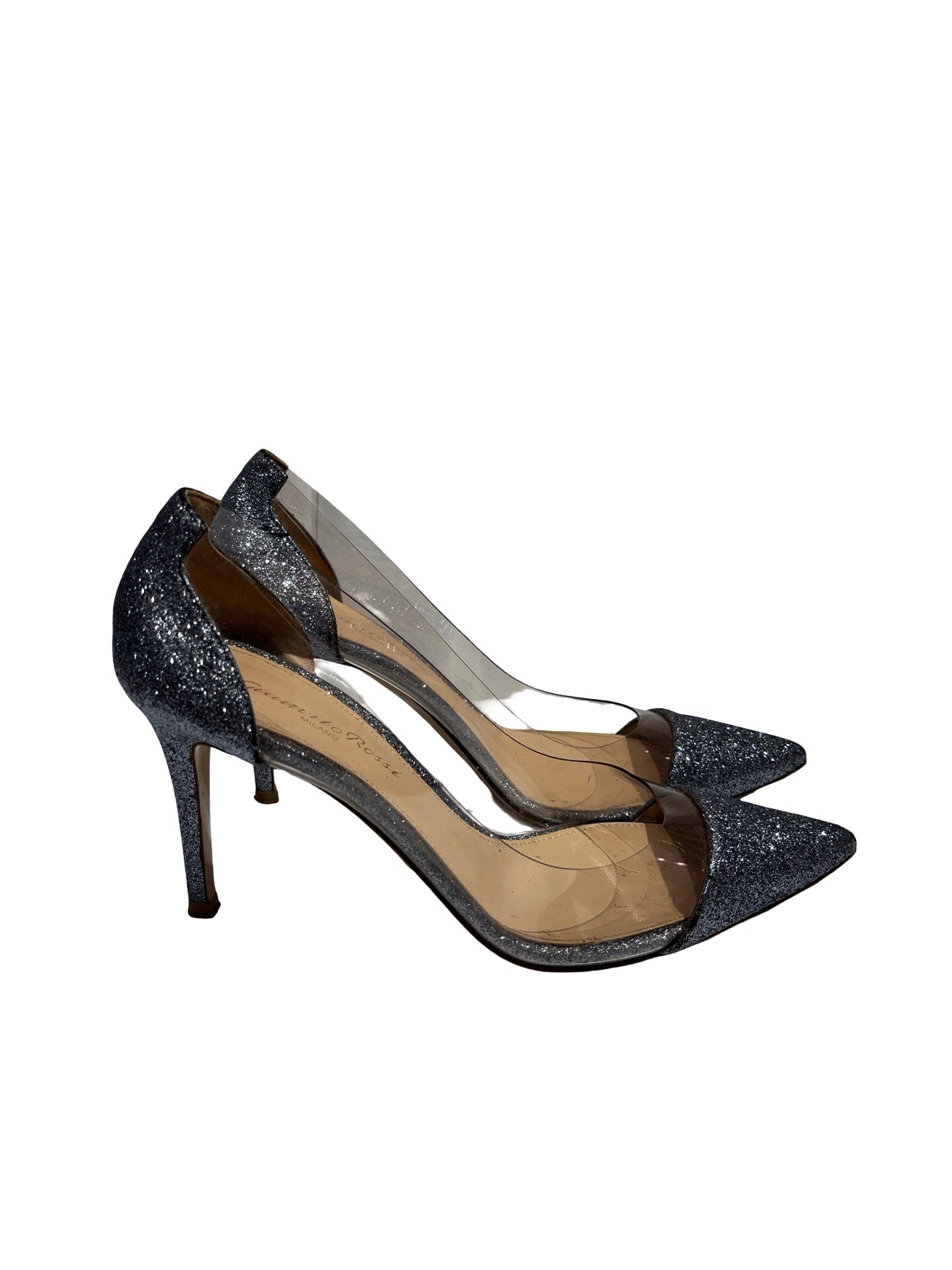 Used GIANVITO ROSSI High Heels Shoes Silver