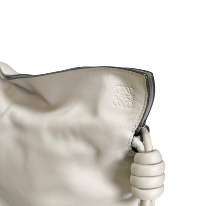 Used LOEWE Lambskin Flamenco Cross body bag Grey