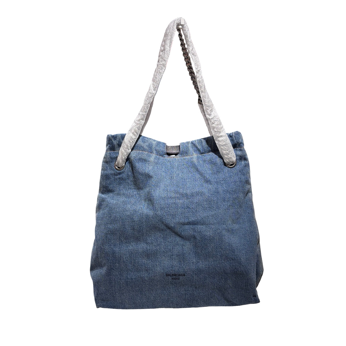 Used BALENCIAGA Denim Tote bag Accessories Blue