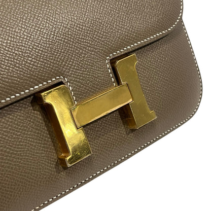 Used HERMES Epsom Constance Cross body bag Etoupe