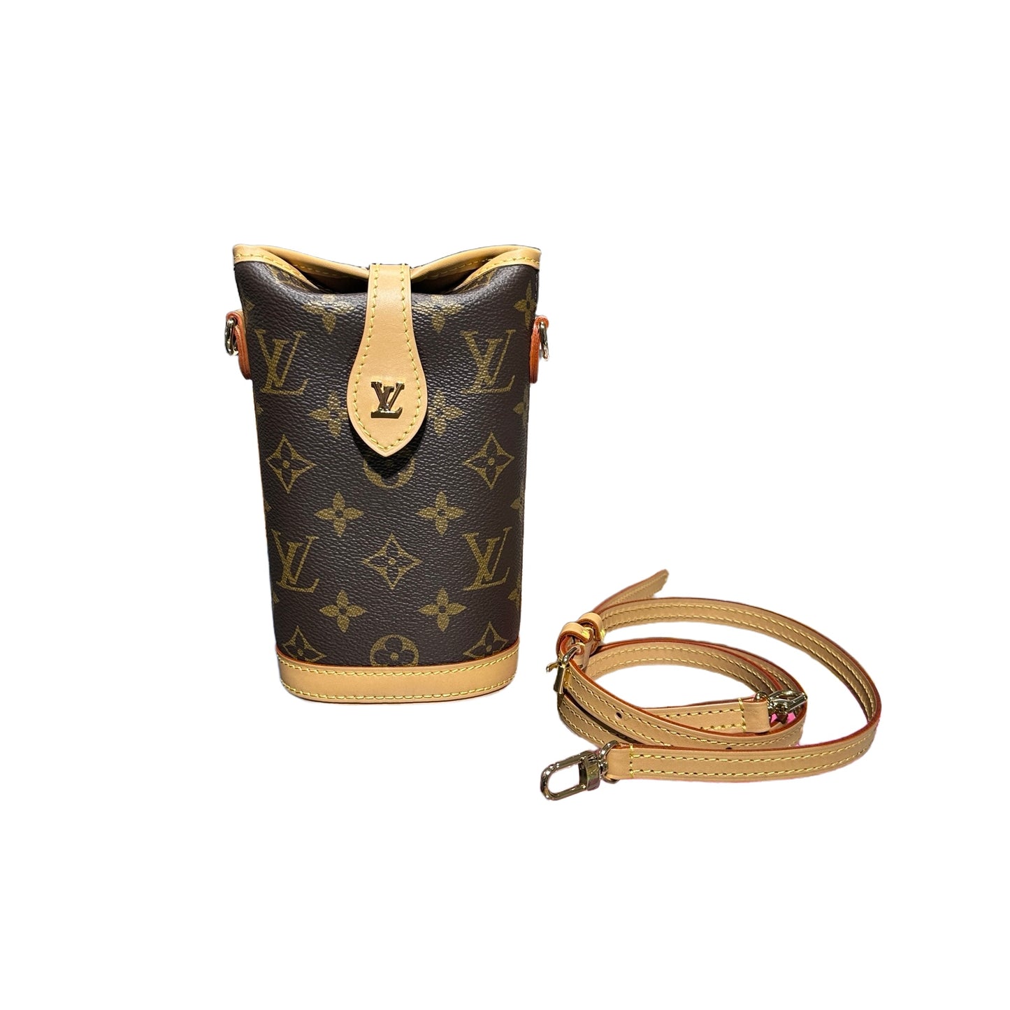 Used LOUIS VUITTON Fold Me Bag Brown GHW