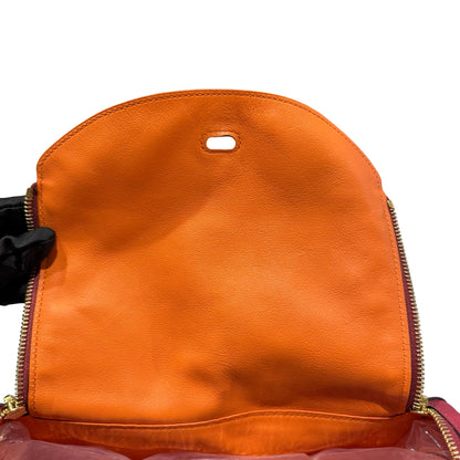 Used HERMÈS Lindy 30 Two Way Shoulder Bag Red Orange (93) GHW