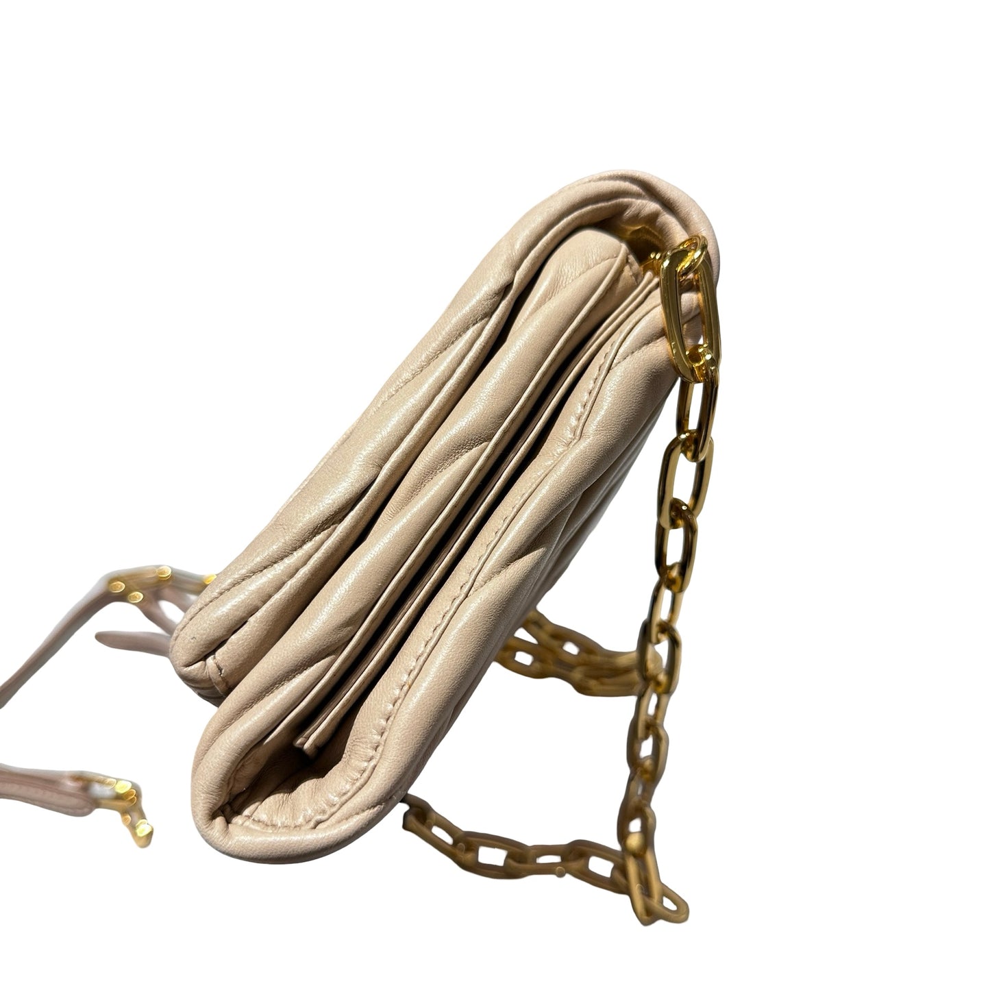 Used MIU MIU Cross Body Bag Pink GHW