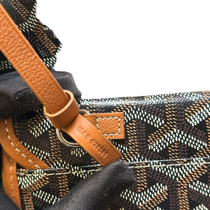 Used GOYARD Goyardine HOBO BAG Hobo Bag Black Brown