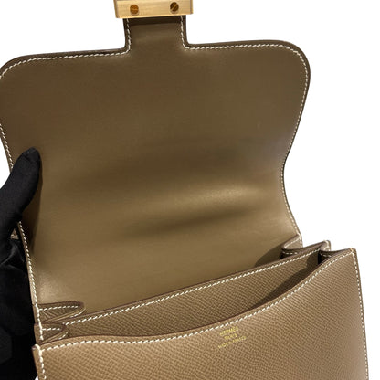 Used HERMES Epsom Constance Cross body bag Etoupe