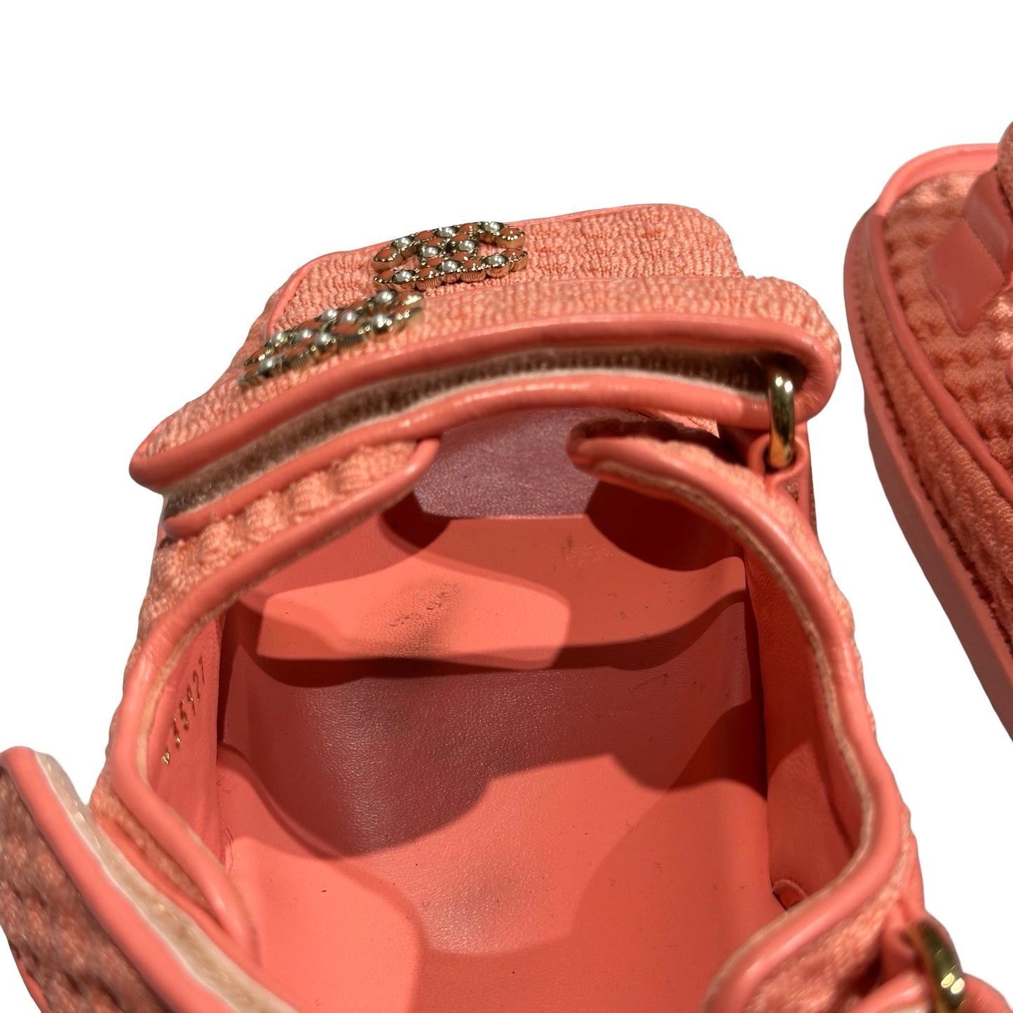 Used CHANEL Sandals Pink