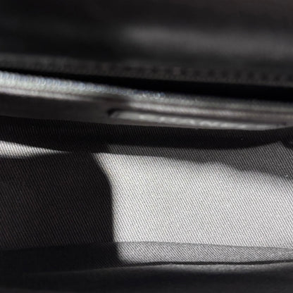 Used CHANEL Metallic Bubble Flap Bag Cross body bag Dark Grey