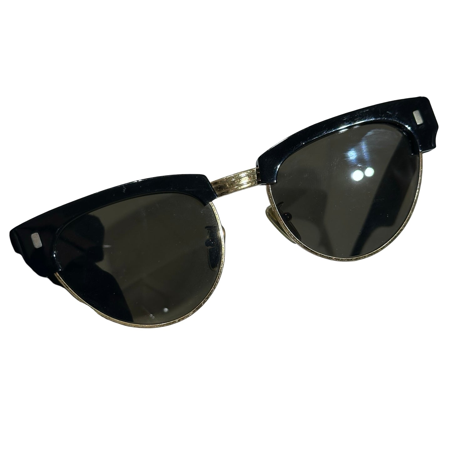 Used CÉLINE SUNGLASSES SUNGLASSES Black GHW