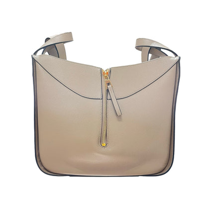 Used LOEWE Hammock Shoulder Bag Sand GHW