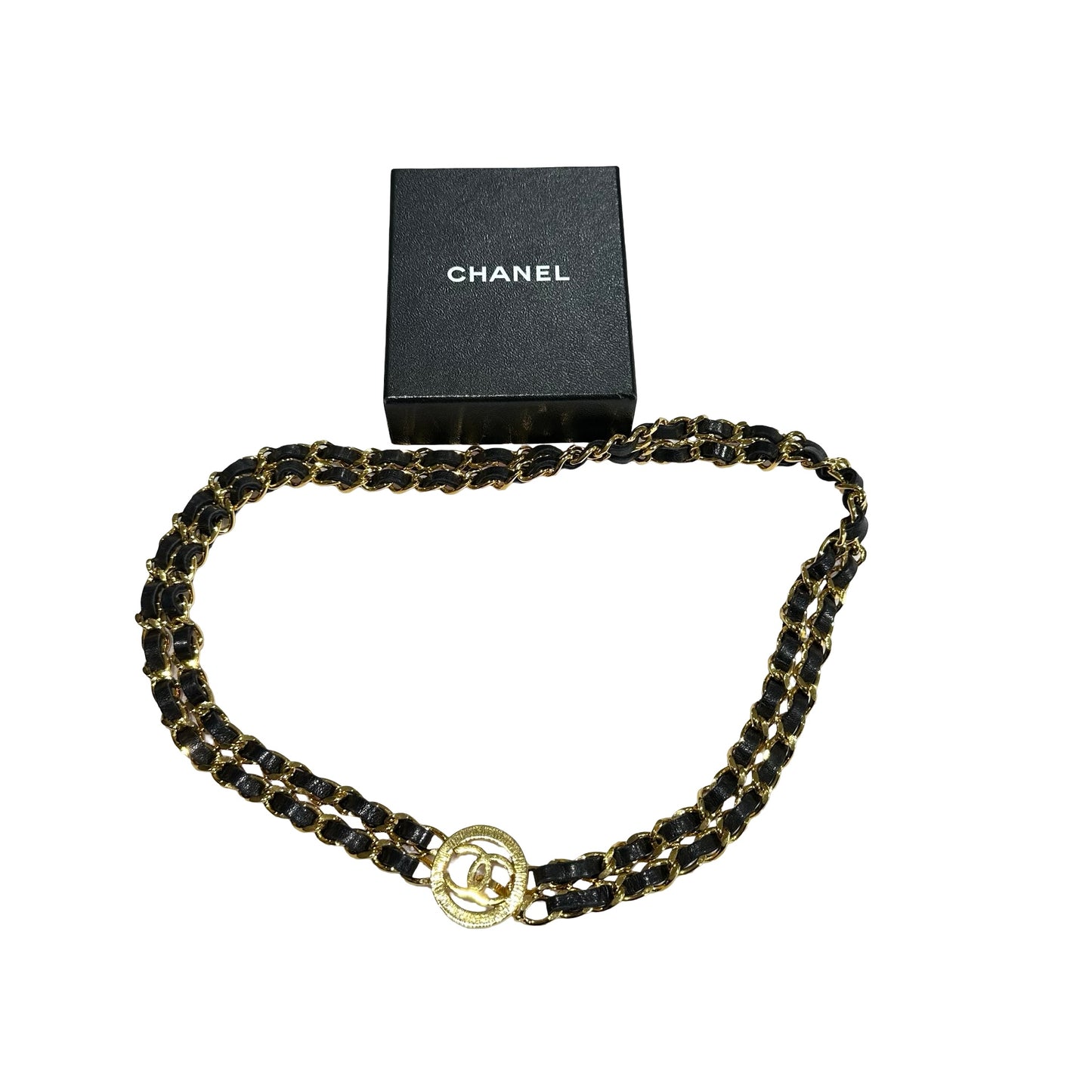 Used Chanel Belt Gold