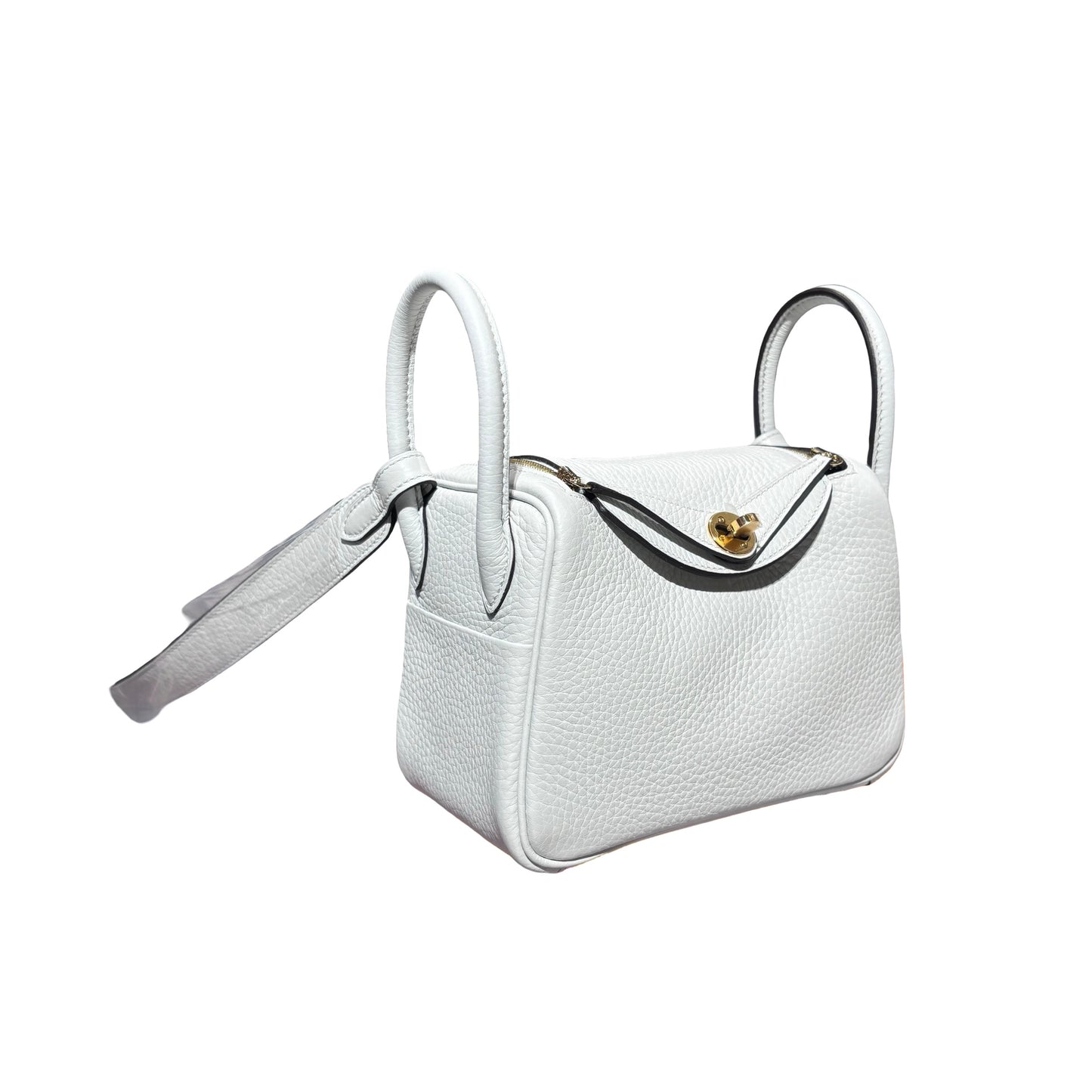 New Hermès TC Cross Body Bag Blue GHW